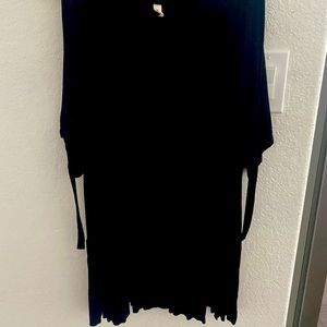 Tunic style cold shoulder top